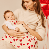 Offert bavoir bandana coeur